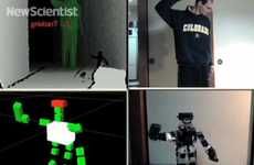 Hacked Kinect Robots