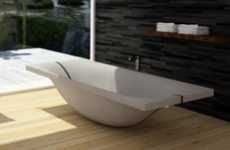 Curving Concrete Baths