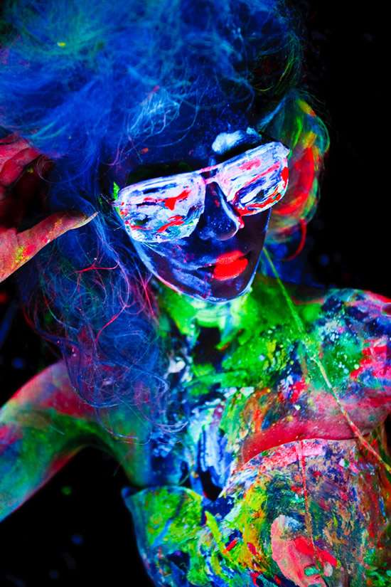 Florescent Paint Features