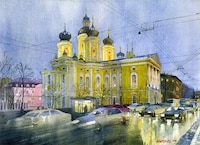 Streetscape Watercolors Image 4
