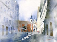 Streetscape Watercolors Image 5