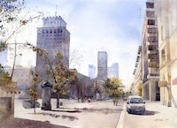 Streetscape Watercolors Image 7