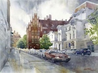 Streetscape Watercolors Image 8