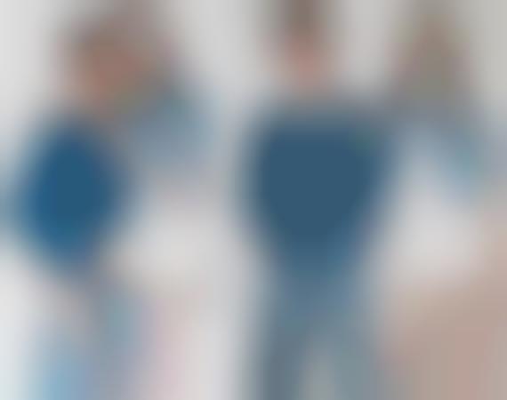 Denim-Clad Couples