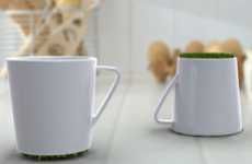 Grassy Coffee Cups