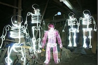 Skeletal Light Paintings Image 2