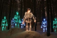 Skeletal Light Paintings Image 6