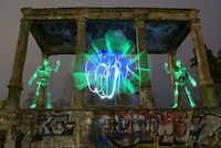 Skeletal Light Paintings Image 8