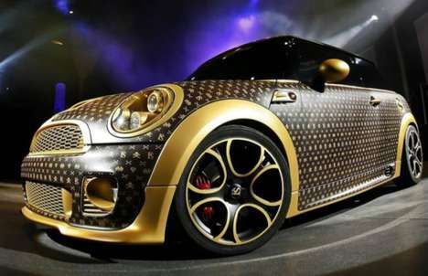 Car With Louis Vuitton Supreme Paintwork