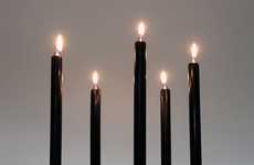 Melted Candle Holders