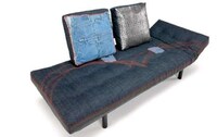 Denim-Draped Sofas Image 2