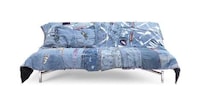 Denim-Draped Sofas Image 3