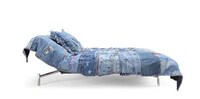 Denim-Draped Sofas Image 4