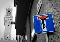 Street Sign Graffiti Image 2