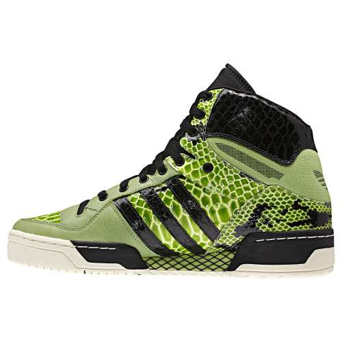 Lime Snakeskin Sneakers