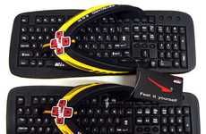 Soft Keyboard Sandals