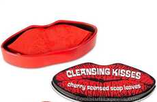 Lip-Shaped Soap Leaves