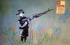 Rifle-Bearing Child Art