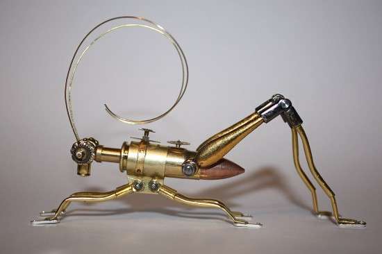 Upcycled Insect Sculptures