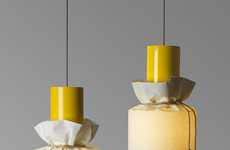 Glowing Jar-Like Fixtures