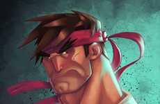 Scowling Cartoon Portraitures