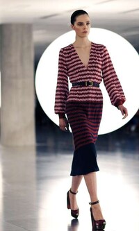Patterned Colorblock Fashions Image 4