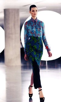 Patterned Colorblock Fashions Image 8
