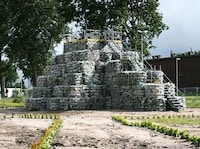 Plastic Bottle Pyramids Image 4