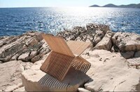 Wooden Boomerang Loungers Image 5