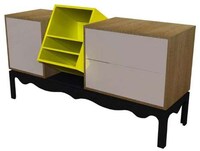 Colorblock Wood Furniture Image 3