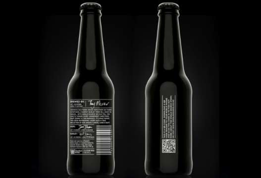 Elegant Ebony Beer Branding