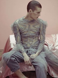 Androgynous Underwear Photography Image 5