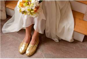Golden Bridal Flats