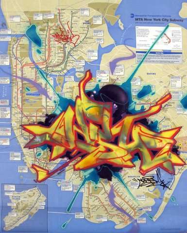 Graffiti Map Makeovers