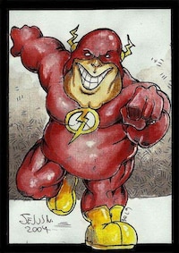 Overweight Superhero Illustrations Image 5