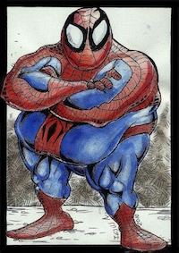 Overweight Superhero Illustrations Image 6