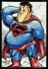 Overweight Superhero Illustrations Image 7