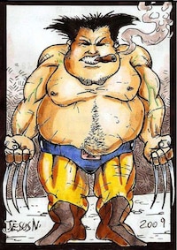 Overweight Superhero Illustrations Image 8