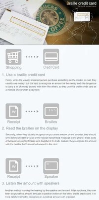 Tactile Charge Cards Image 3