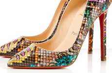 Splashy Serpentine Pumps