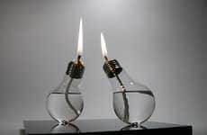 Bulbous Oil Lamps