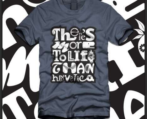 17 Typographic Tees