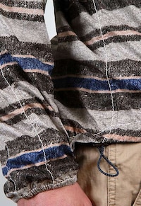 Striped Vintage Parkas Image 8
