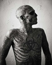 Skeletal Tattooed Editorials Image 8