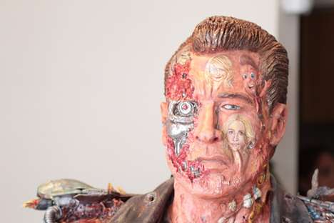 Movie Collage Statues