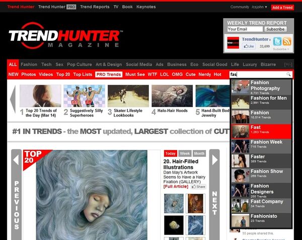 Trend Hunter Instant Search