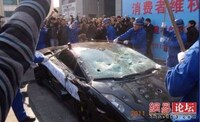 Supercar Destruction Protests Image 2