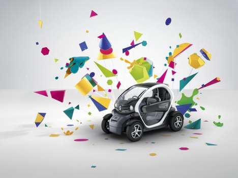 Colorful Car Campaigns
