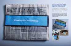 Flooded Newsprint Stunts