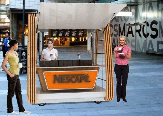 Pop-Up Portable Coffee Shops